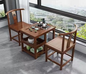 【全新二手处理】茶台实木小茶台茶桌椅组合差边柜茶边几实木茶水