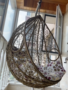 鸟巢吊篮藤椅,低价处理,全包裹,未磨损