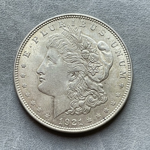 1921 美国摩根币摩根银币 大头妹