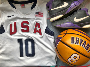 科比 梦八 北京奥运会 球衣 斯伯丁 漆皮篮球 科比 kob