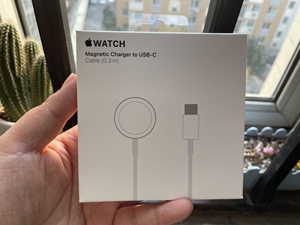 苹果手表充电器原装apple watch磁力线金属不锈钢款c