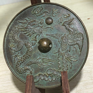 铜镜 ,龙凤古镜,古钱币古玩