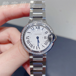 15万9.8新卡地亚蓝气球手表女表原镶钻w4bb0015