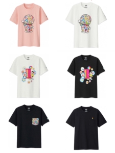 日本uniqlo优衣库哆啦a梦村上隆联名太阳花短袖t恤xl