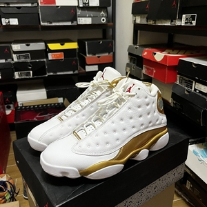 jordan dmp套装 aj13 白金单飞 41码 全新无