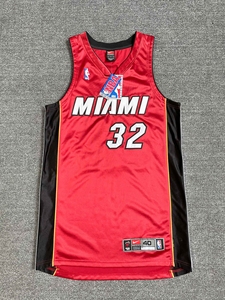 全新带吊 大鲨鱼 奥尼尔 迈阿密热火 红色客场 耐克au球衣_阿里巴巴找