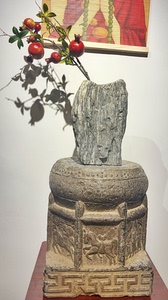 精品青石墩，5面带雕工，保真包老，喜欢的朋友联系#古代老石雕