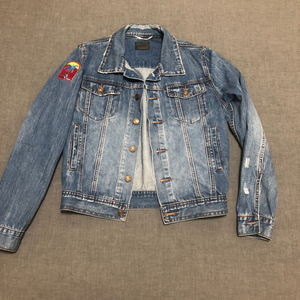 slp椰树刺绣牛仔外套