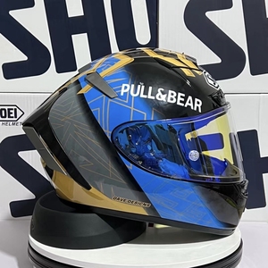 shoei x14 蓝蚂蚁 摩托车防摔防磨街道骑行安全头盔四