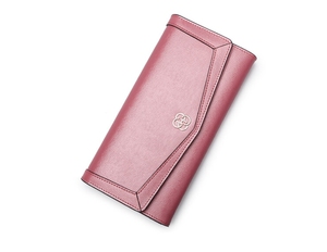 红谷hongu女士钱包牛皮长款钱包女多卡位钱夹钱包 h103