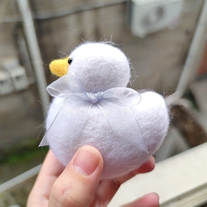 羊毛毡戳戳乐成品 鸭鸭