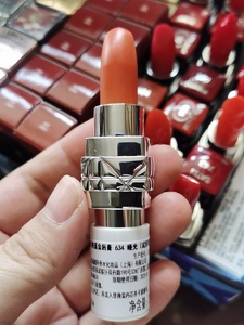 迪奥新品哑光口红634号 简装 白色简易盖子 头顶模具