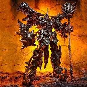 黑曼巴ls05恐龙战损钢索变形金刚儿童变形玩具电影合金放大模