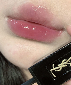 全新 ysl圣罗兰 419号色 超甜的蜜桃粉豆色