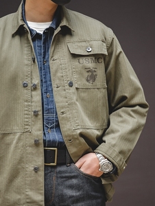 美国海军陆战队p44夹克,品相全新,从没穿过,全套做工和版型