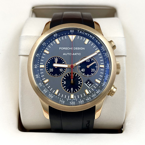 5新]保时捷男表18k金自动机械男士计时手表腕表42mm