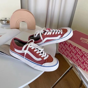 万斯style36脏橘色 帆布鞋女鞋特价清仓处理