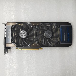 影驰 gtx770 2g 四星黑将 吃鸡游戏显卡 256位鲁