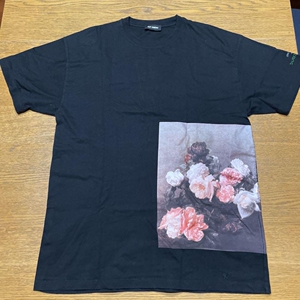 raf simons花卉短袖t恤