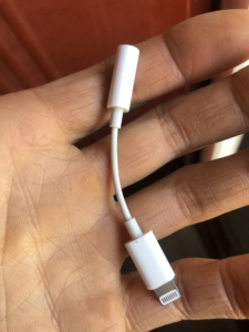 苹果原装耳机转接头 保正!自己买手机里边带的apple闪电