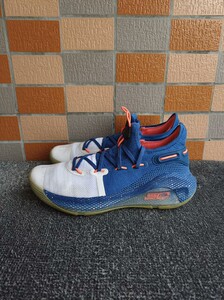 库里6白蓝实战篮球鞋,42.