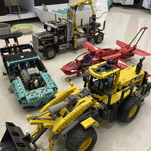 乐高科技系列绝版8265推土机 9394飞机