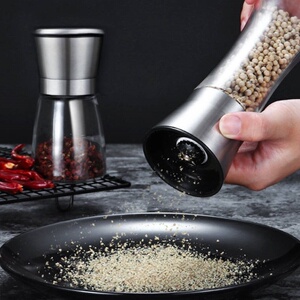 胡椒粉研磨器手转磨粉机花椒粉压胡椒研磨器厨房粉碎机手磨黑芝麻
