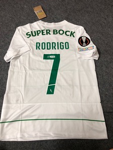 短袖球衣23-24葡超里斯本竞技客场足球服冷门泰版队服 衣服