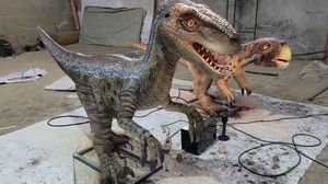 户外各种恐龙机械动物制作可动可叫可骑乘仿真恐龙模型工艺品摆件