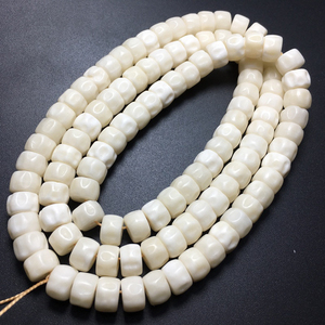 鹿骨桶珠百香籽型 鹿骨108颗佛手串 鹿腿骨念珠手链 文玩骨