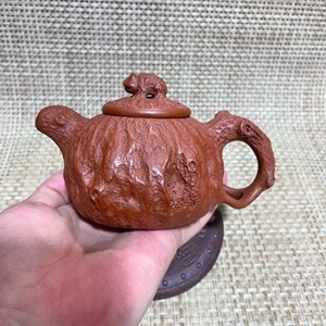 范菊华紫砂壶 金蟾供春 原矿大红袍 全手工制作 容量180c