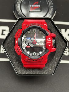 几乎全新卡西欧g-shock蓝牙款绝版大红色gba-400