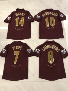 阿森纳 0506 海布里球衣 四大天王