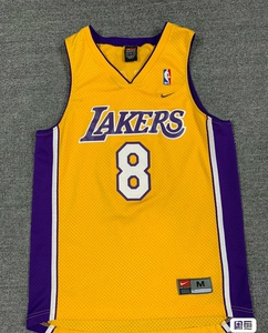 科比kobe 8号 耐克sw球衣 刺绣版 m码不加长