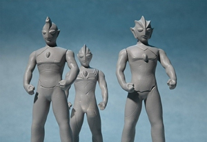 迪迦奥特曼石像非万代食玩掌动超动限定食玩卡蜜拉 希特拉 达拉