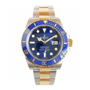 rolex劳力士潜航者型41mm间金蓝鬼自动机械男表m126
