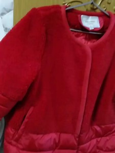 韩版宽松面包服新款冬季短款外套  九成新以上大红色韩版宽松面