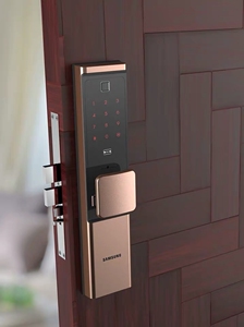 全新dr719三星指纹锁 密码锁智能锁电子门锁dr717实体