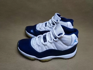 41码二手正品耐克aj11 乔11北卡蓝篮球鞋