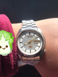 正品citizen西铁城21jewels男士自动双日历机械手