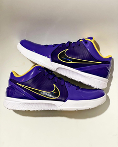 科比4紫金湖人 湖人配色 实战球鞋(配原盒随意鉴定)