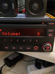 cd机!日产骊威尼桑原车cd机!加装尾插线!送电源适配器!二