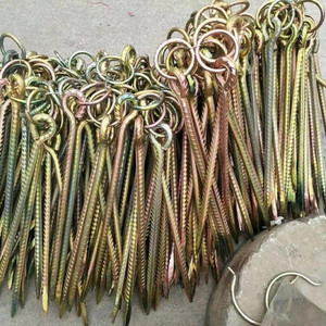 户外大棚地钉栓牛羊马地桩钉螺纹钢铁栓野营用品地橛子加