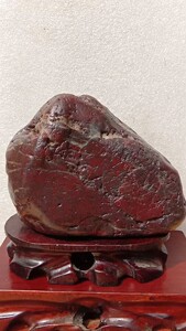 渭河鸡血石摆件