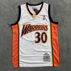 nba库里刺绣球衣