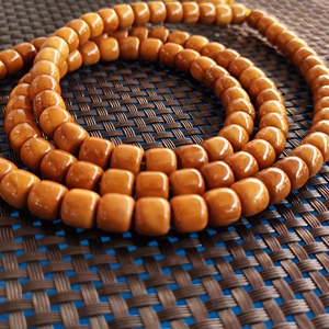 库克8727老型桶珠114颗,库克是一种棕榈果实易盘玩包浆上色