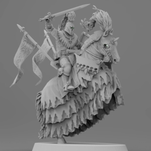 中古战锤巴托尼亚绿骑士模型