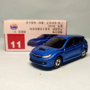 多美卡11号斯巴鲁wrx sti蓝色 老款 中古车tomy