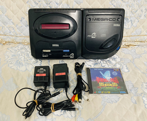 世嘉md md2 cd2 游戏机 cd机 日版
