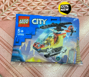 lego乐高拼砌包城市系列30566消防直升机